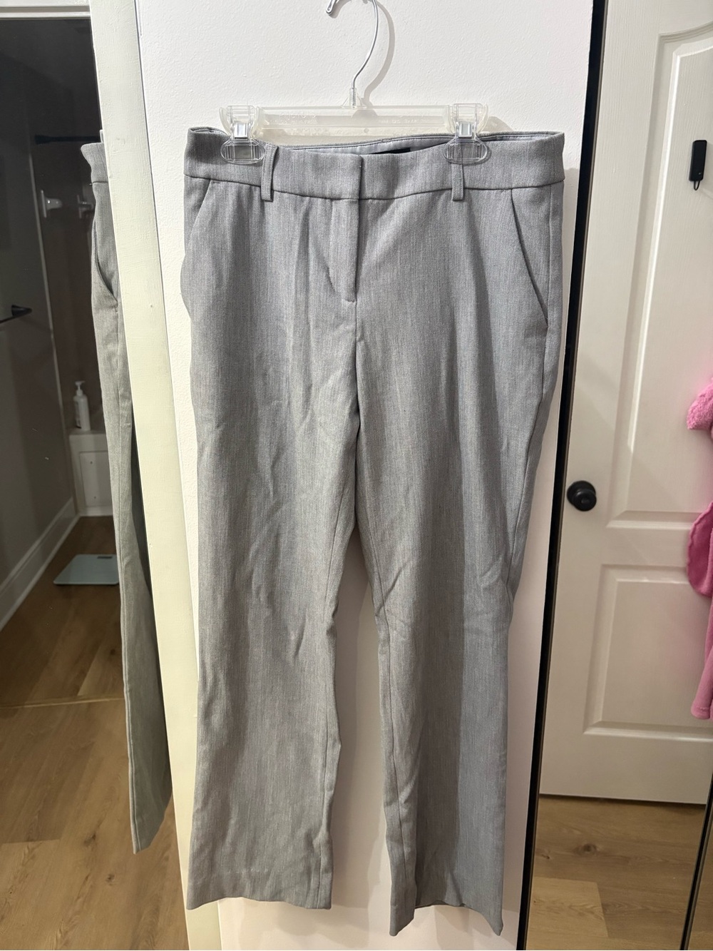 Express Gray Tailored Dress Pants